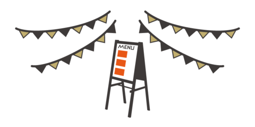 フェアメニューのイラスト